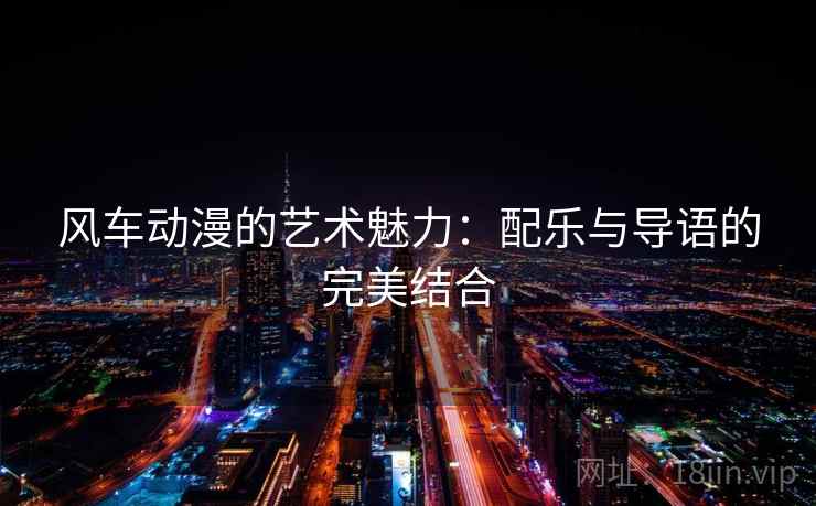 风车动漫的艺术魅力：配乐与导语的完美结合